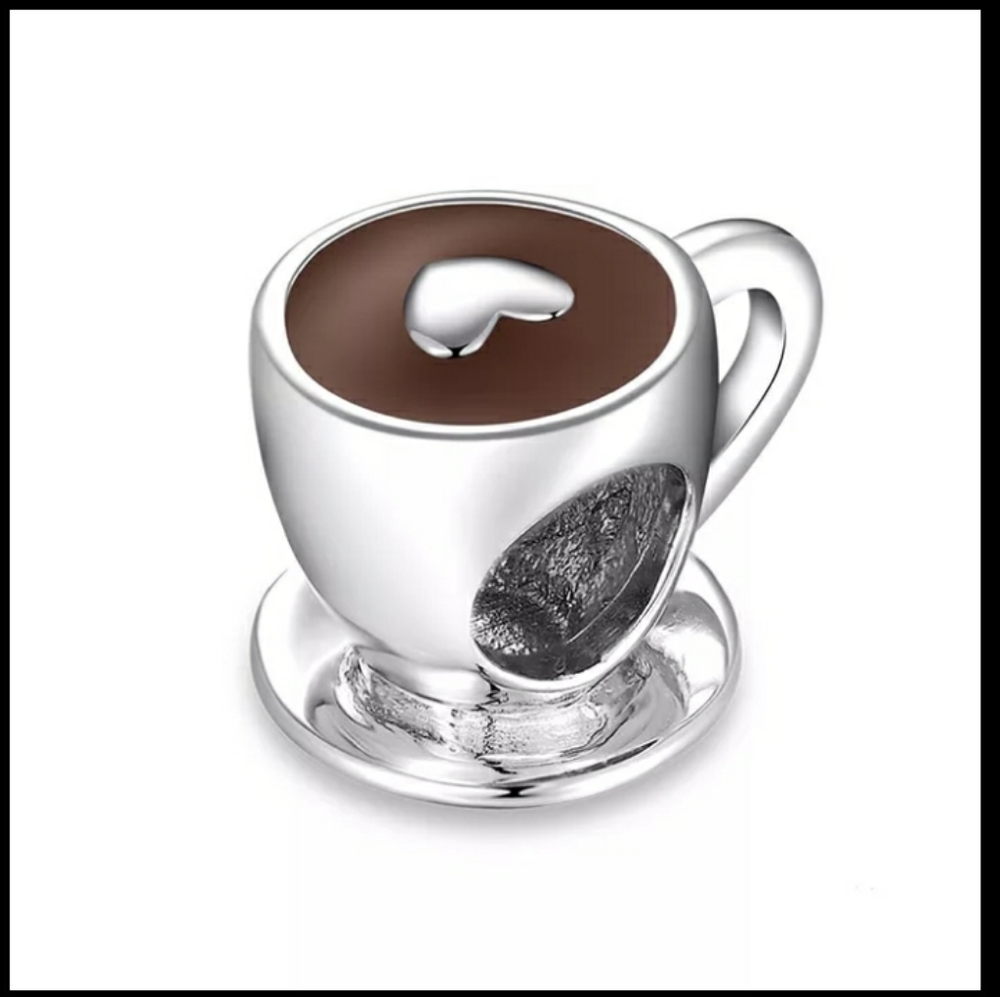 COPY - Cocoa mug charm 925